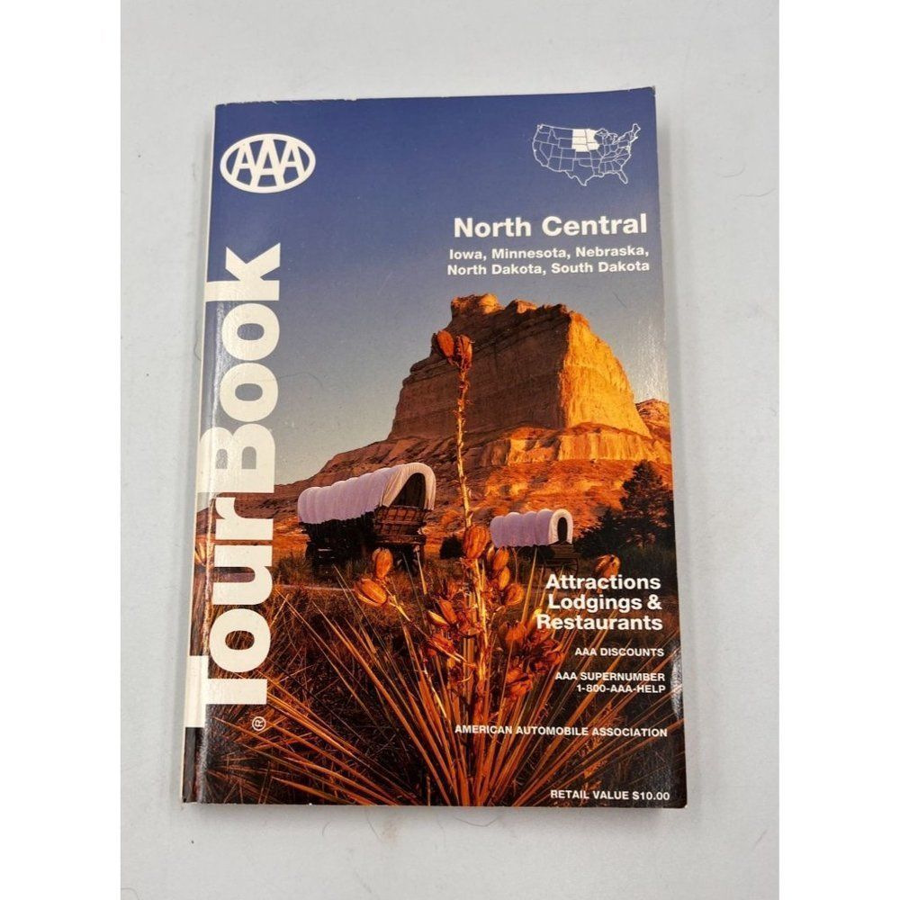 North Central March 1995 Vintage Travel Guide TourBook Book Iowa Minnesota